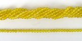 Agate Dyed Yellow Faceted Round 4mm/99Beads-beads incl pearls-Beadthemup