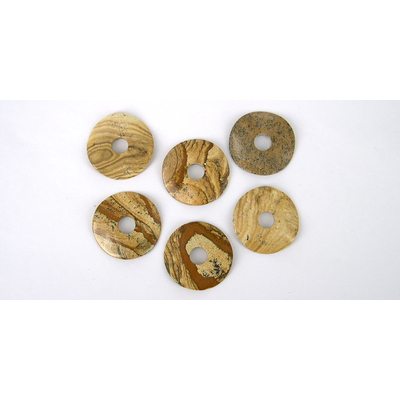 Picture Jasper Wave 40mm Donut each