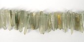 Moss Agate Points A up to 35mm beads per strand 60 Bead-beads incl pearls-Beadthemup