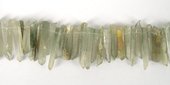 LAST STRAND Moss Agate Points A up to 35mm beads per strand 60 Bead-beads incl pearls-Beadthemup