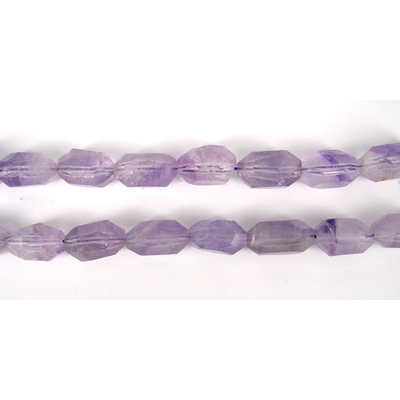 Amethyst Faceted nugget approx 20x13mm/15-18