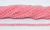 Rose Quartz Polished Round 4mm beads per strand 95 Beads-beads incl pearls-Beadthemup