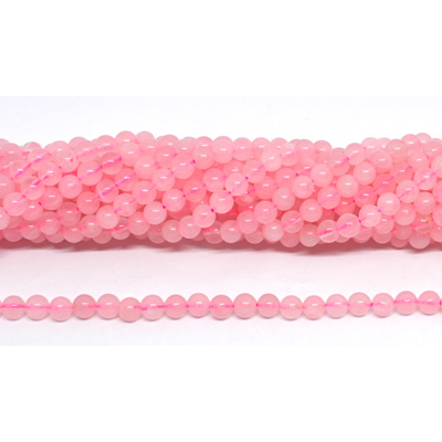 Rose Quartz Polished Round 6mm beads per strand 67 Beads