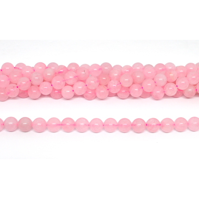 Rose Quartz Polished Round 10mm beads per strand 37 Beads