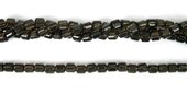 Smokey quartz Polished Cylinder 8x9mm/45Beads-beads incl pearls-Beadthemup