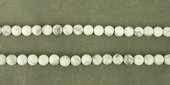 Howlite Polished Round 8mm beads per strand 52Beads-beads incl pearls-Beadthemup