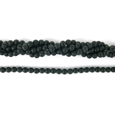 Onyx Matt Polished Round 6mm beads per strand 65 Beads