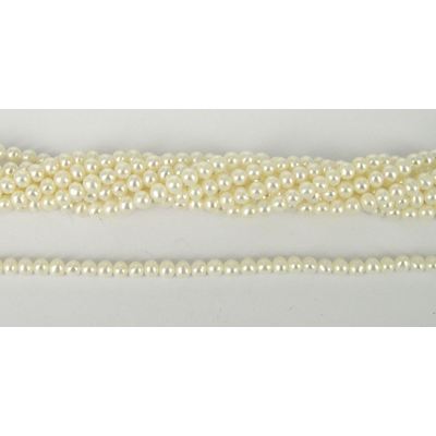 Fresh Water Pearl Round 3mm beads per strand 123 Pearls