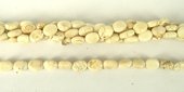 Howlite Flat Oval 7x9mm White/43Beads-beads incl pearls-Beadthemup