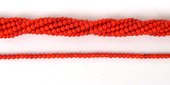 Howlite Dyed Round 2mm Orange beads per strand 165Beads-beads incl pearls-Beadthemup