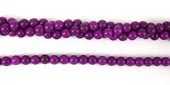Howlite Dyed Round 8mm Violet beads per strand 49Beads-beads incl pearls-Beadthemup