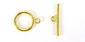 Base Metal 18mm Toggle 4 pack Gold-findings-Beadthemup