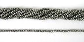 Chinese Crystal 4x3mm 140 beads Silver Night-chinese crystal-Beadthemup