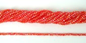 Chinese Crystal 3x2mm 140 beads Hyacinth-beads incl pearls-Beadthemup