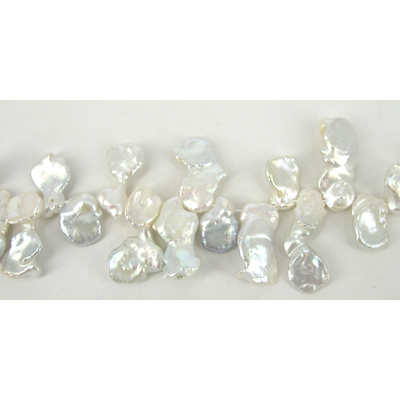 Fresh Water Pearl Keshi 15-30mm beads per strand 53 pearls