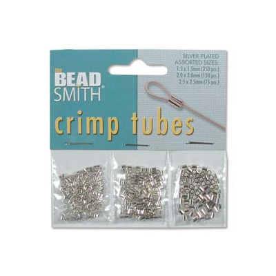 Silver Plt Base Crimp assorted pack