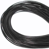 Leather Black 2.5mm per Meter-stringing-Beadthemup