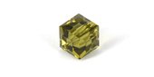Swarovski 5601 Cube 8mm Khaki 2 pack-beads-Beadthemup