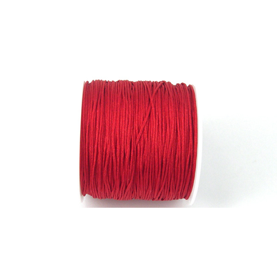 Poly Cord 1mm 50m roll Pink Red