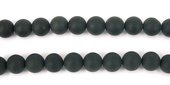 Onyx matt Round 16mm strand 25 beads-beads incl pearls-Beadthemup