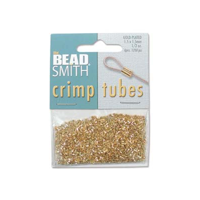 Gold Plt Base Crimp 1.5x1.5mm app 800