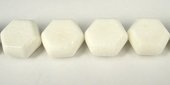 Coral Hexagon 19x9mm beads per strand 19Beads-beads incl pearls-Beadthemup