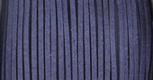 Faux Suede 3mm Navy per Meter-stringing-Beadthemup