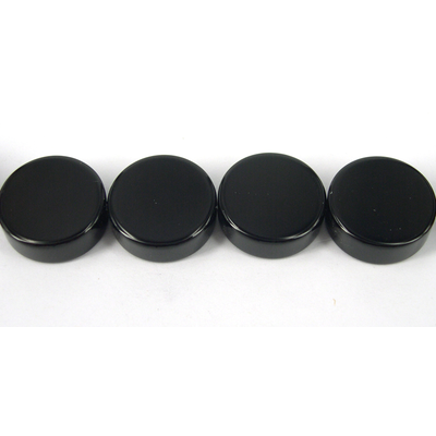 Onyx 30x5.5mm flat round EACH bead