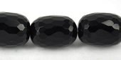 Onyx 13x18mm Faceted Olive bead-beads incl pearls-Beadthemup