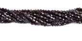 Garnet 4-5mm Faceted Bicone beads per strand  81Beads-beads incl pearls-Beadthemup