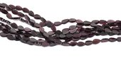 Garnet Polished Flat Teardrop 8x4mm beads per strand 48Beads-beads incl pearls-Beadthemup