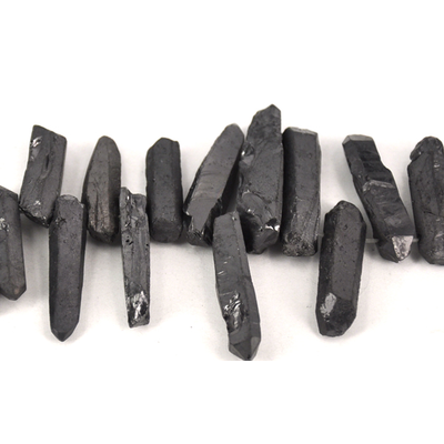 Black coloured quartz stcks. t/drill