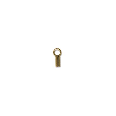 14k Gold Filled Clasp end cap 0.6mm 4 pack