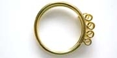 Vermeil Ring Size "N"-findings-Beadthemup