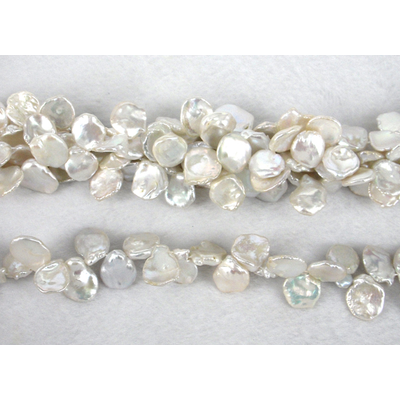 Fresh Water Pearl Keshi t/drill 15-17mm approx. beads per str 44