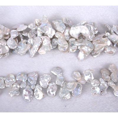 Fresh Water Pearl Keshi t/drill 16-17mm beads approx. per strand 40 