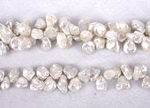 Fresh Water Pearl Keshi 12mm beads per strand 55 Pearls-pearls-Beadthemup