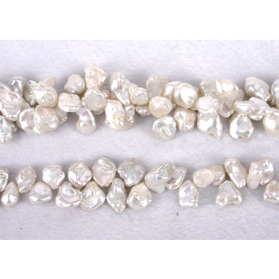 Fresh Water Pearl Keshi 12mm beads per strand 55 Pearls