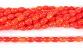 Coral Orange Olive 6x11mm beads per strand 40 Beads-beads incl pearls-Beadthemup