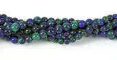 Azurite Polished Round 4mm beads per strand 118Beads-beads incl pearls-Beadthemup