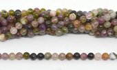 Tourmaline Polished Round 6mm beads per strand 63 Beads-beads incl pearls-Beadthemup