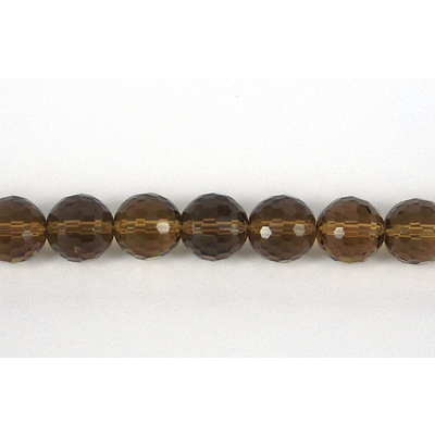 Whisky Quartz Faceted Round 10mm BEAD