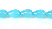 Chalcedony Polished Teardrop 10x15mm PAIR-beads incl pearls-Beadthemup