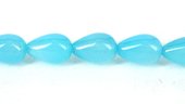 Chalcedony Polished Teardrop 10x15mm PAIR-beads incl pearls-Beadthemup