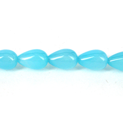 Chalcedony Polished Teardrop 10x15mm PAIR