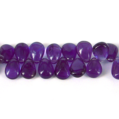 Amethyst Polished Briolette 10mm EACH