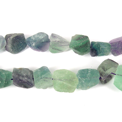 Flourite Rough Nugget 14-22mm beads per strand 20Beads