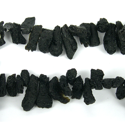 Tektite Nuggets T/Drill 22-36mm beads per strand 43Bead