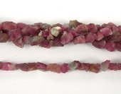 Pink Tourmaline Nugget 6-10mm beads per strand 50Beads-tourmaline-Beadthemup