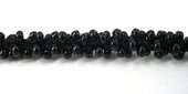 Crochet beaded cord 5mm Per M Black-stringing-Beadthemup